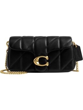 New Coach Tabby Chain Black Crossbody Bag 19 With Quilting